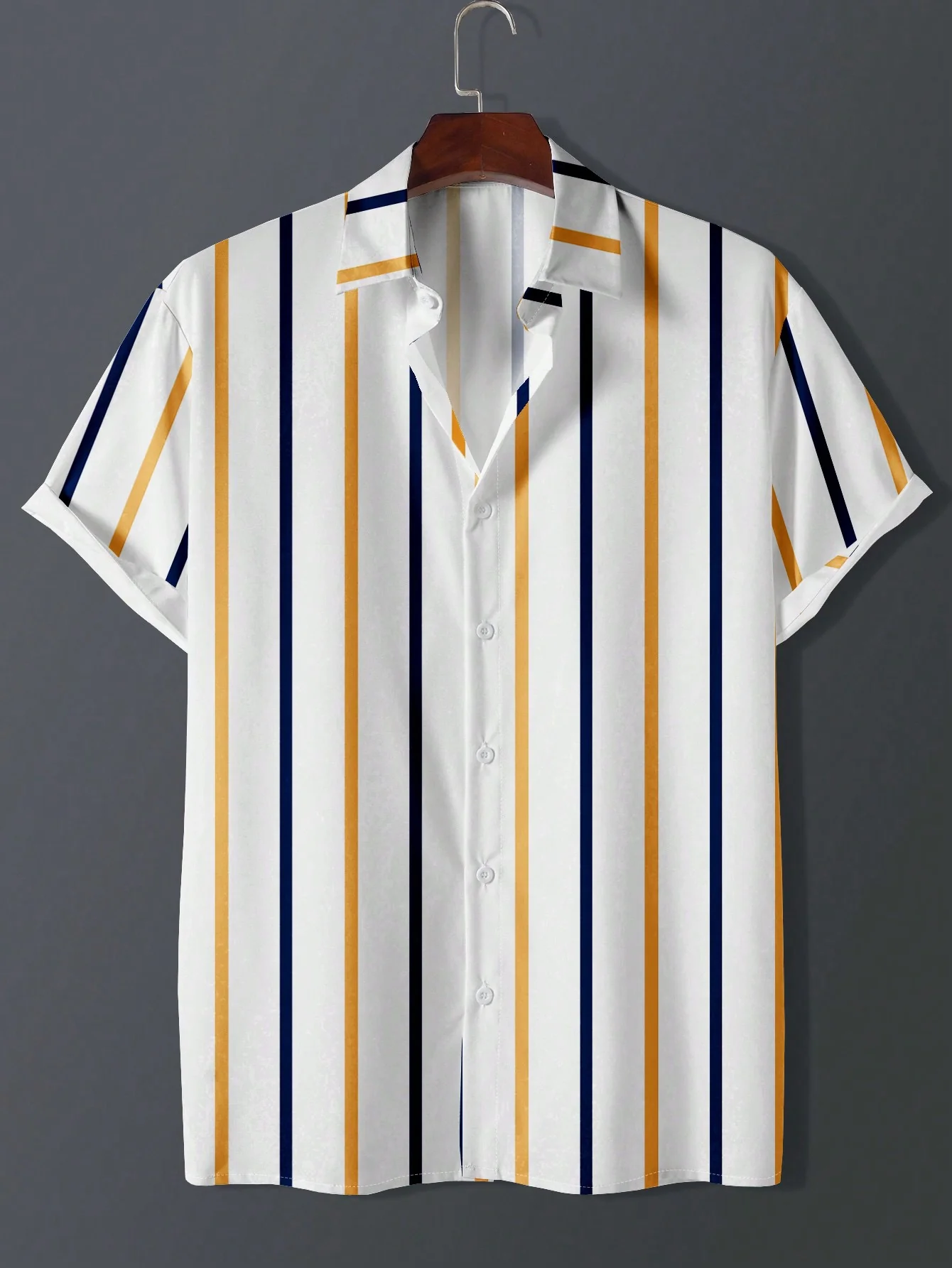 Camisa con estampado de rayas