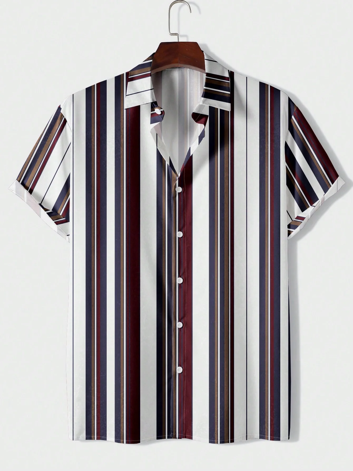 Camisa con estampado de rayas