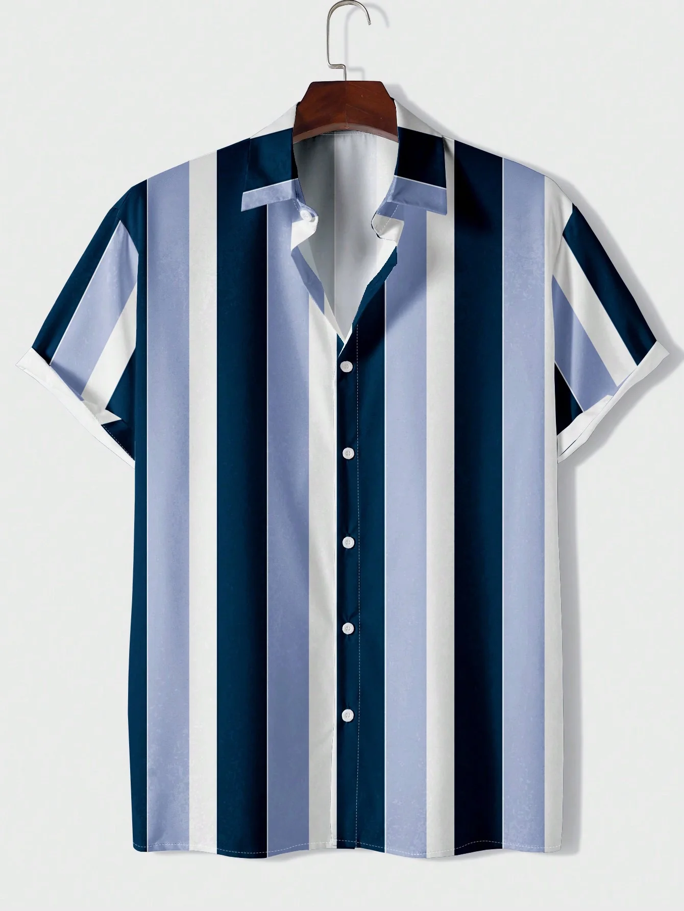 Camisa con estampado de rayas