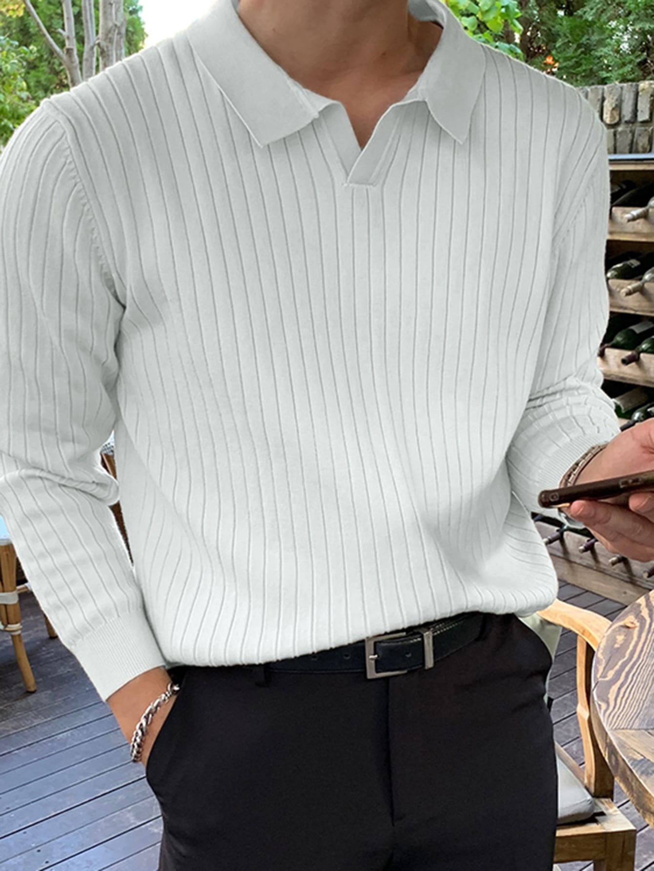 DAZY Jersey de punto unicolor