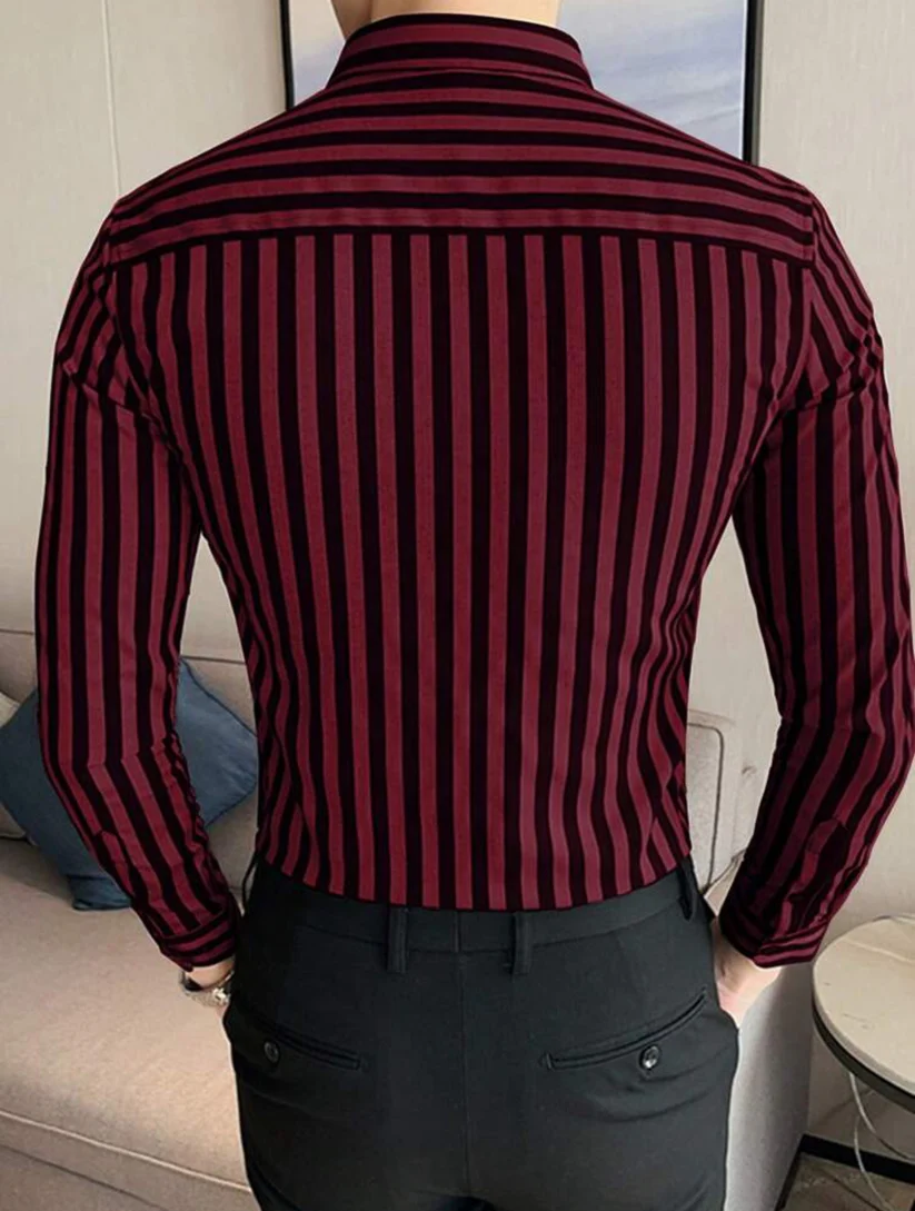 M - Camisa manga larga rayas