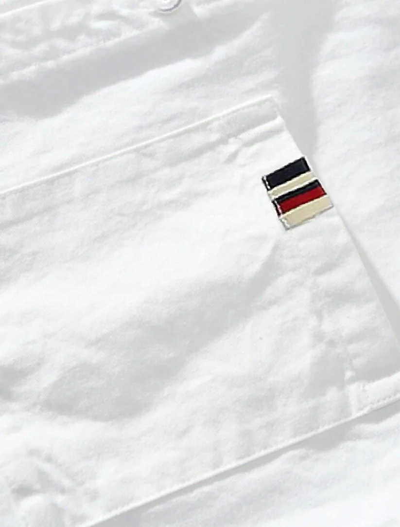 L - Camisa manga larga con bolsillo