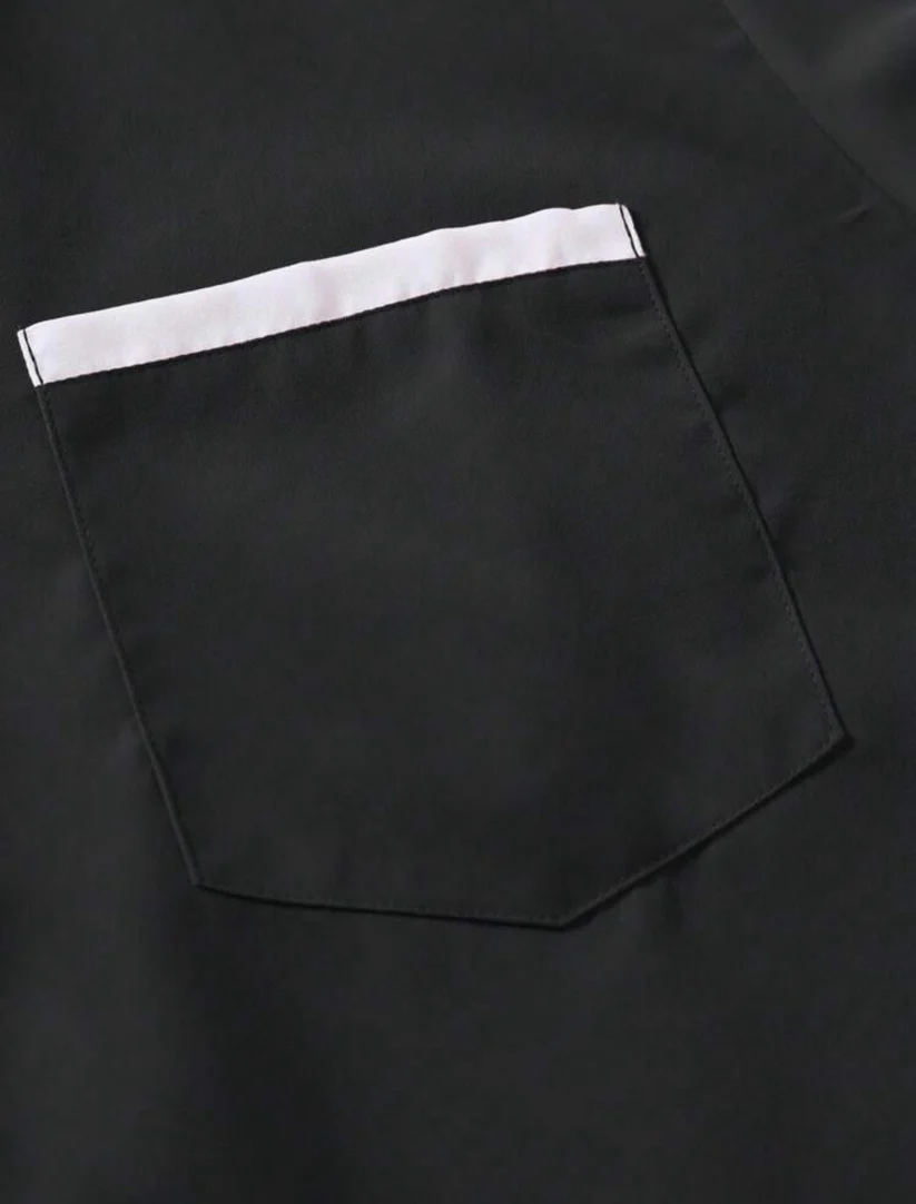 XL - Camisa manga larga con bolsillo