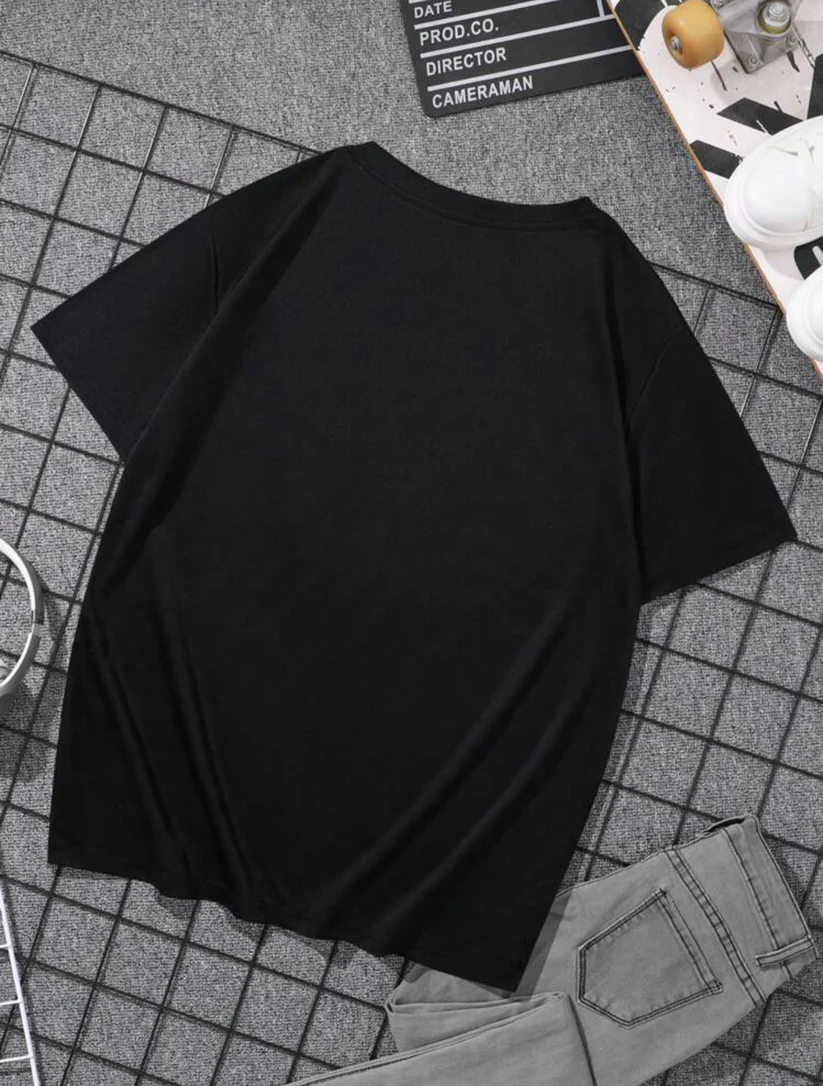 M - Camiseta con estampado de galaxia