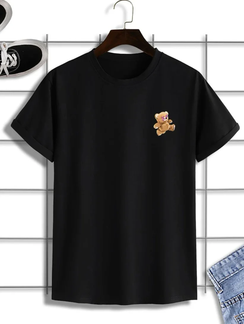 M - Camiseta con estampado de oso