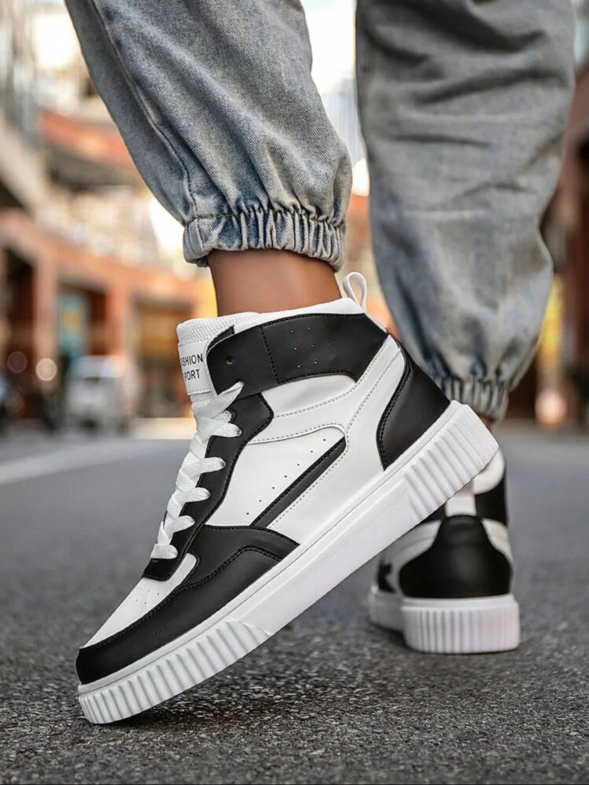 US8.5(EUR41) - Zapato casual de alta superior