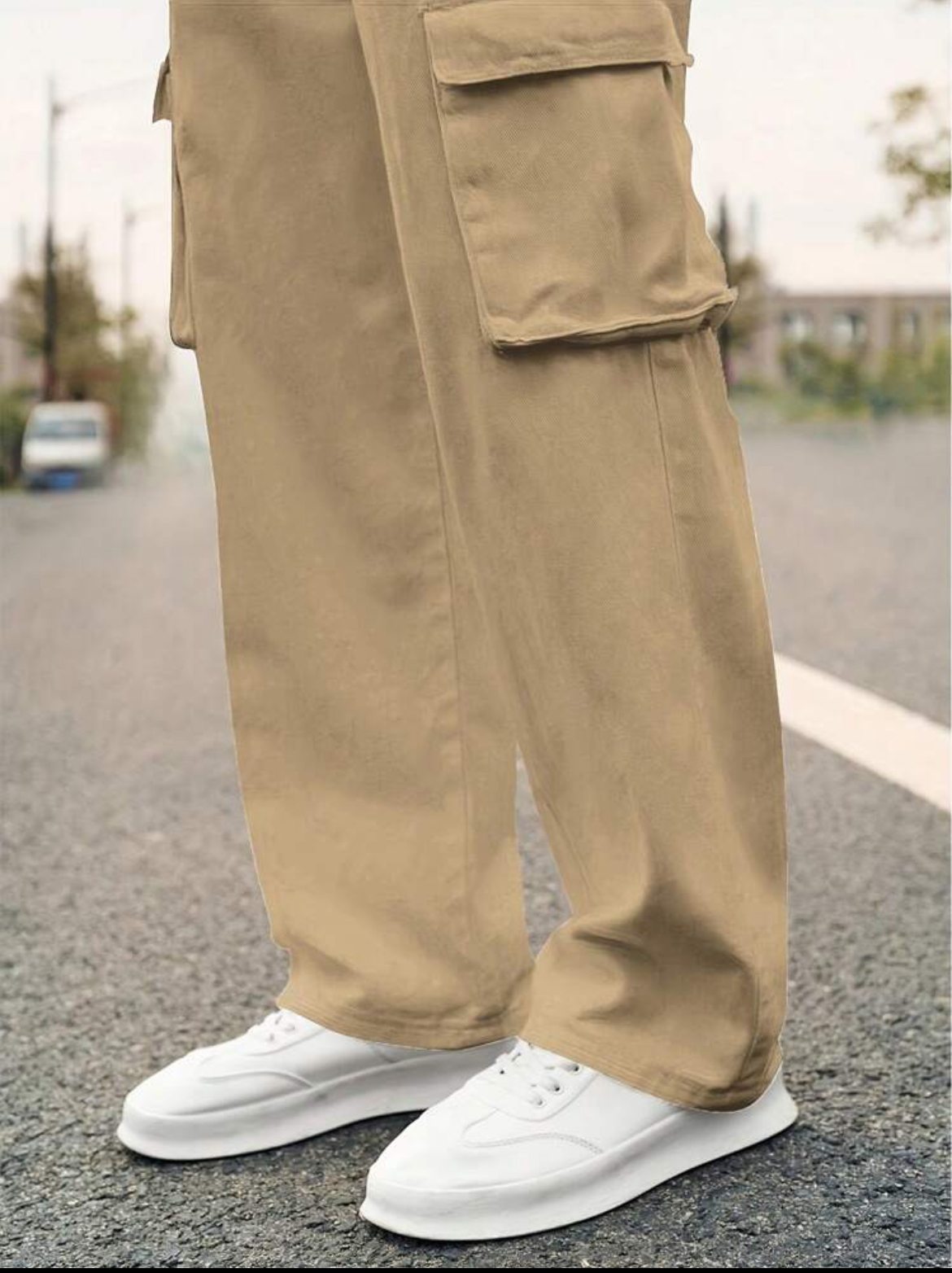 L(40) - Pantalón cargo casual