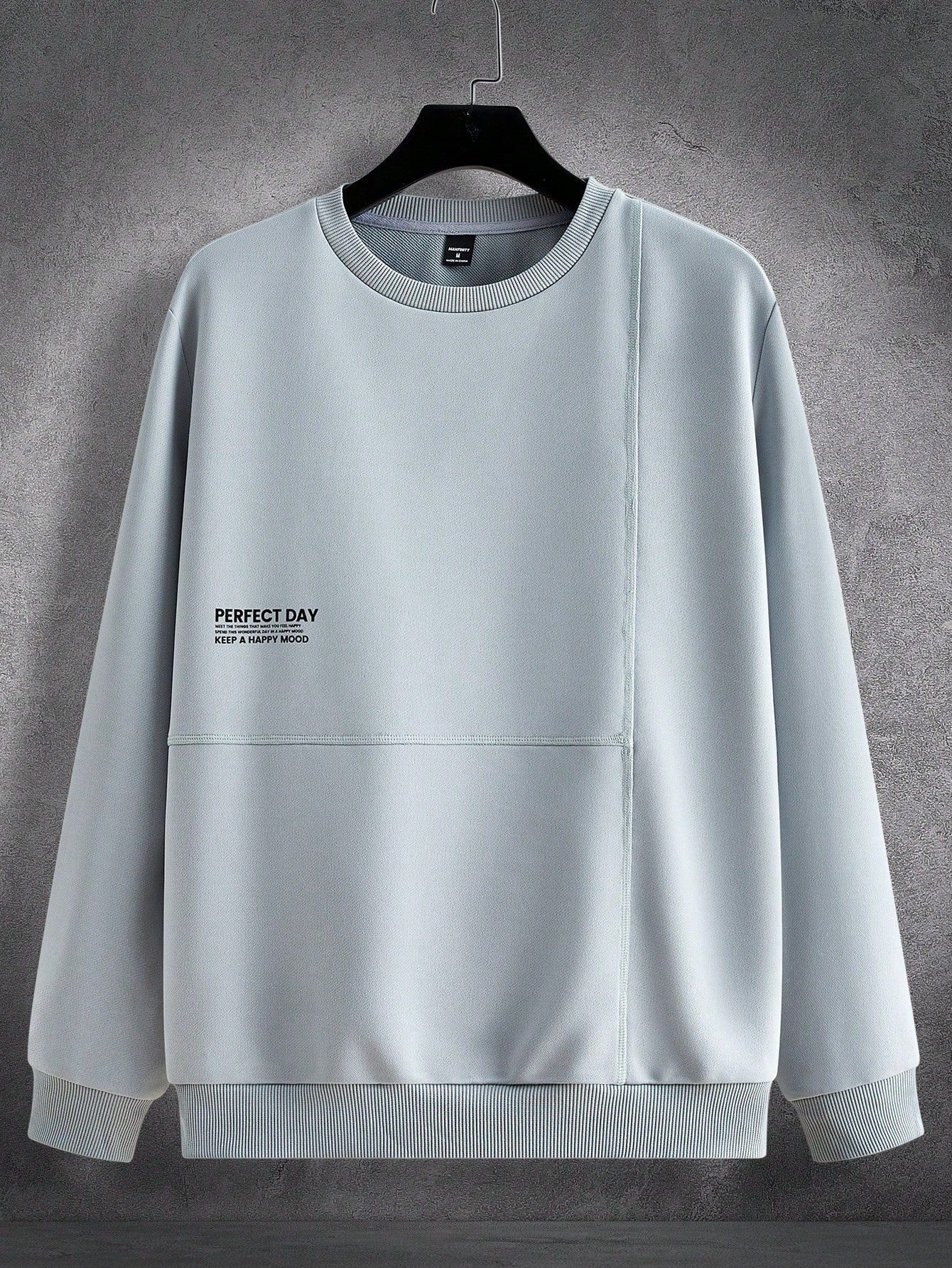 Sudadera con estampado de letra