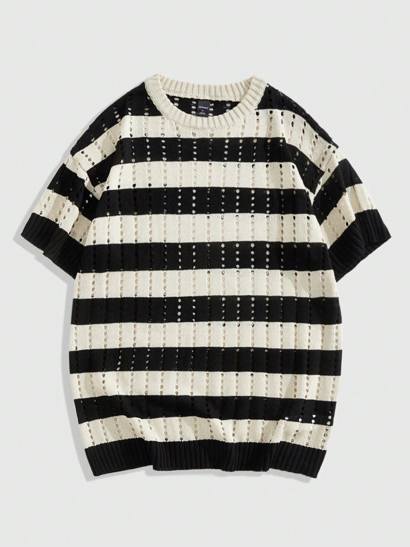 Camiseta de punto a rayas