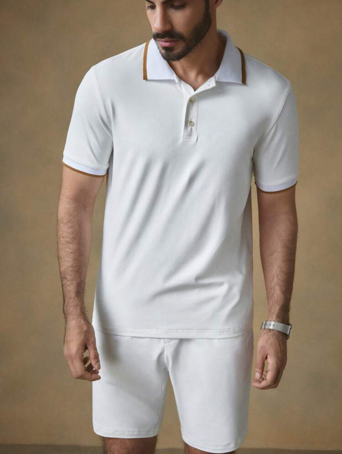 L - Polo de punto & short