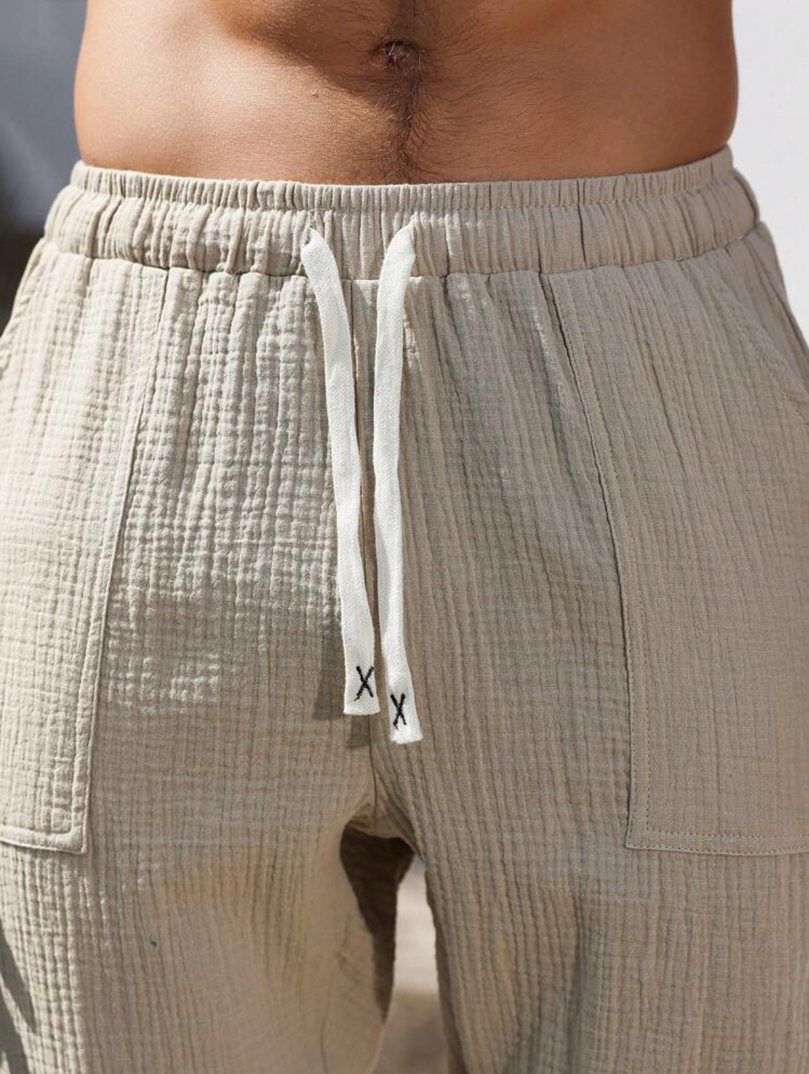 M(38) - Pantalón casual de algodón