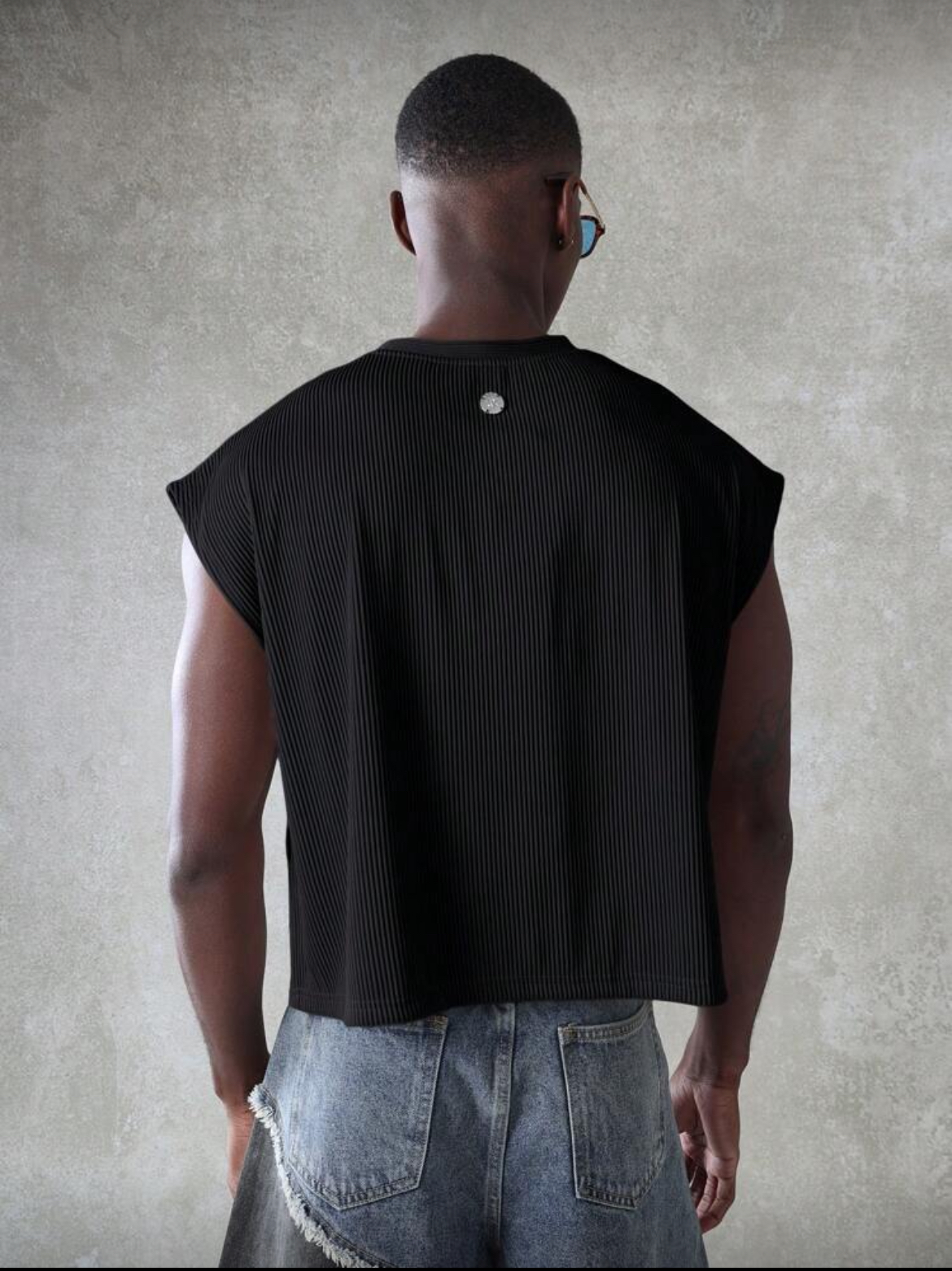 S - SUMWON camiseta acanalada