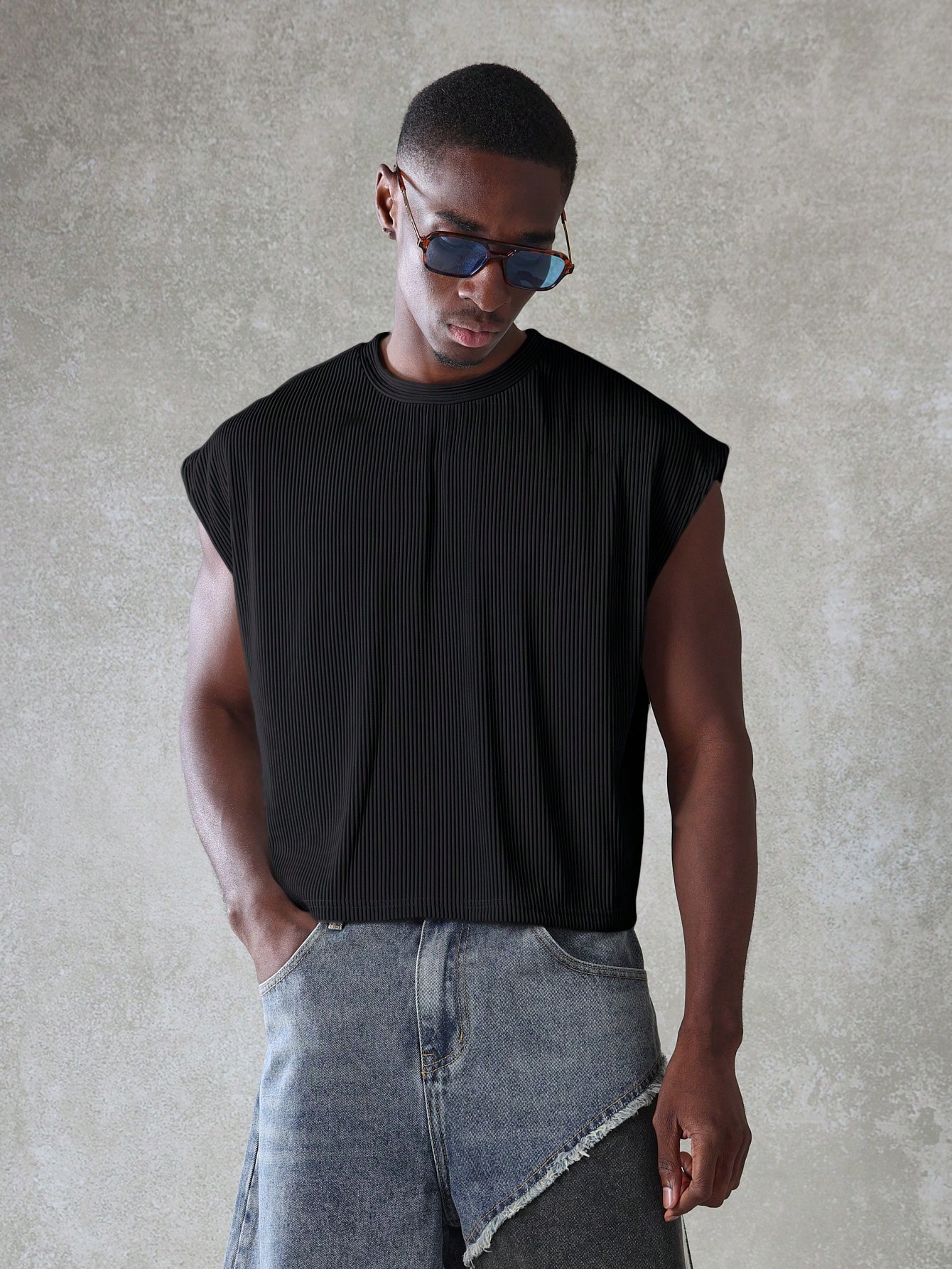 SUMWON camiseta acanalada