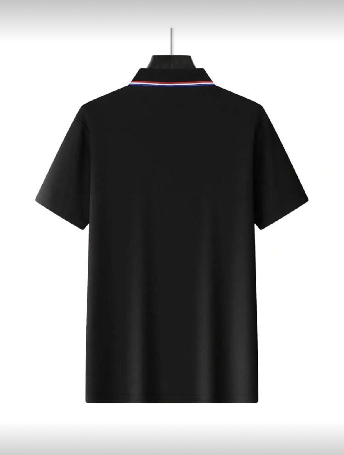 L - Polo con ribete de contraste