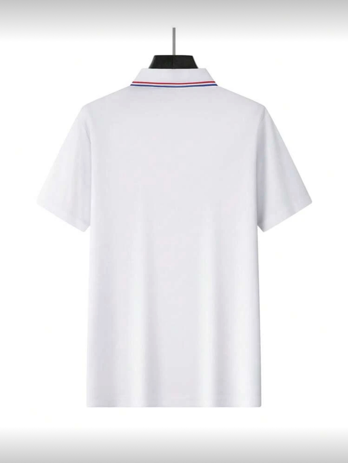 L - Polo con ribete de contraste