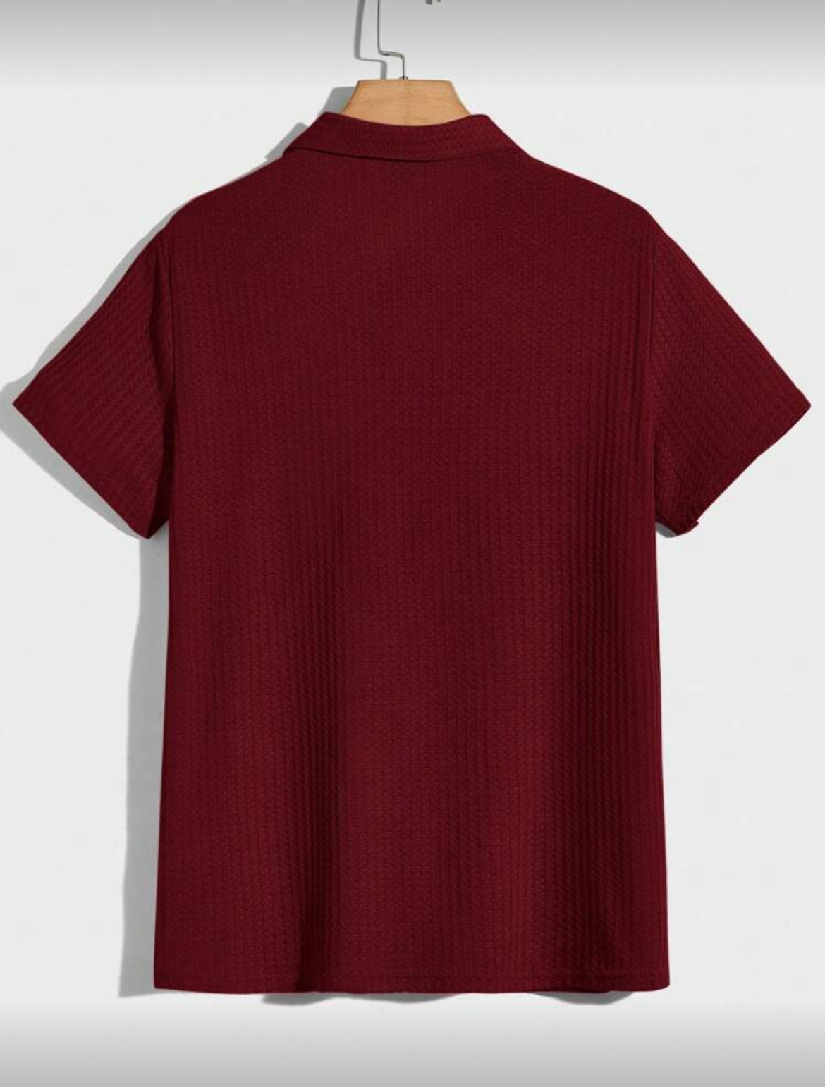 M - Polo tejido waffle