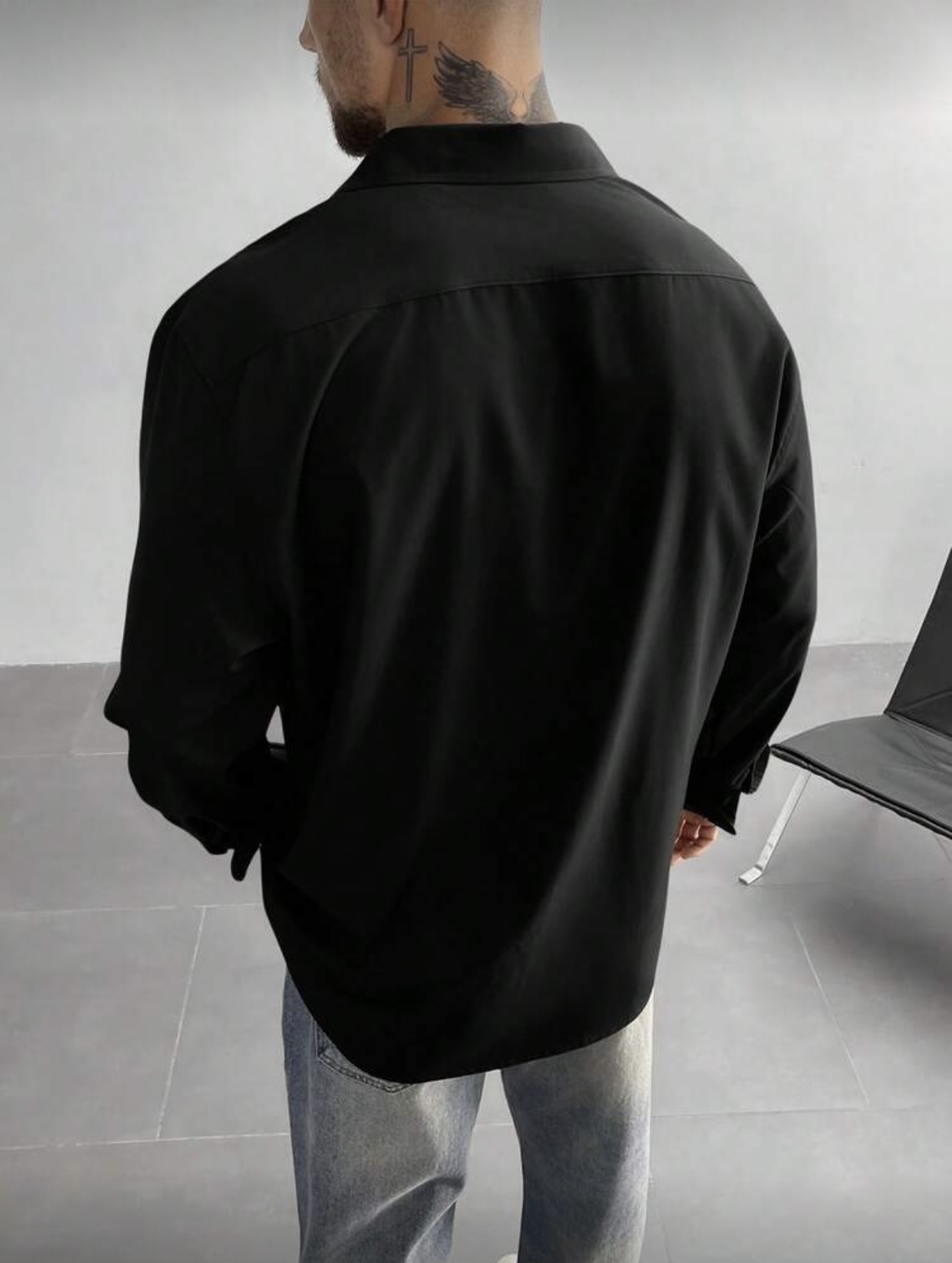 S - Camisa manga larga