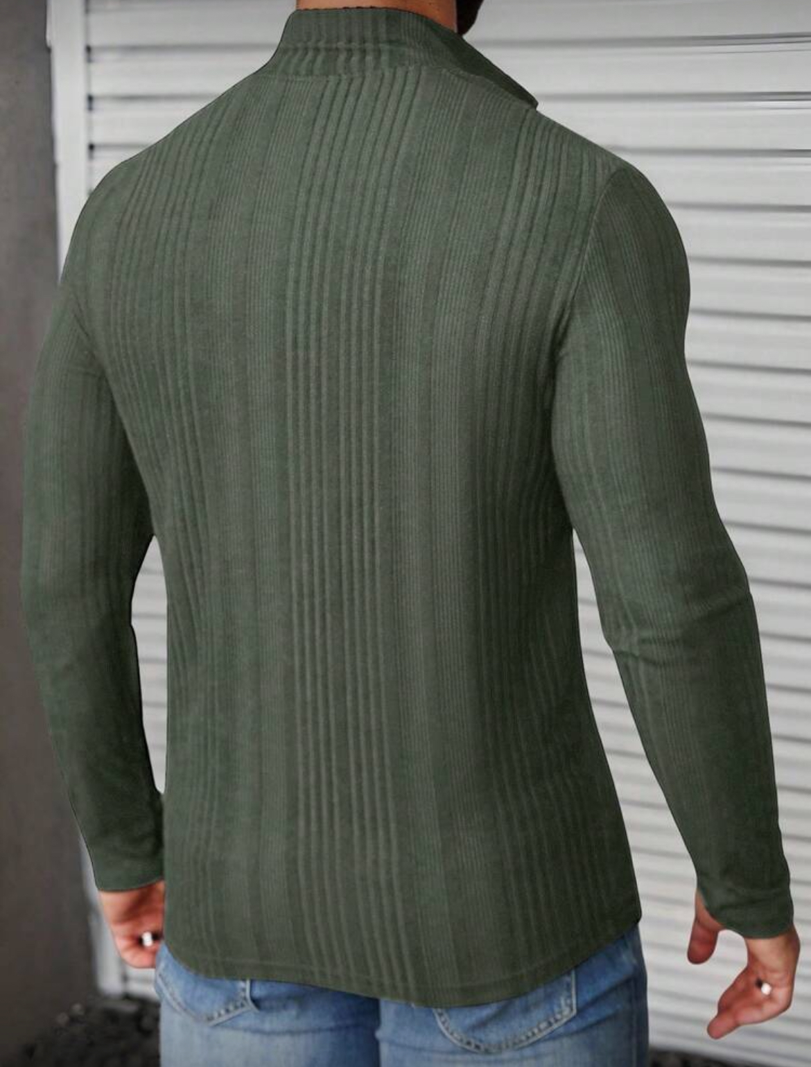 M - Camiseta media cremallera