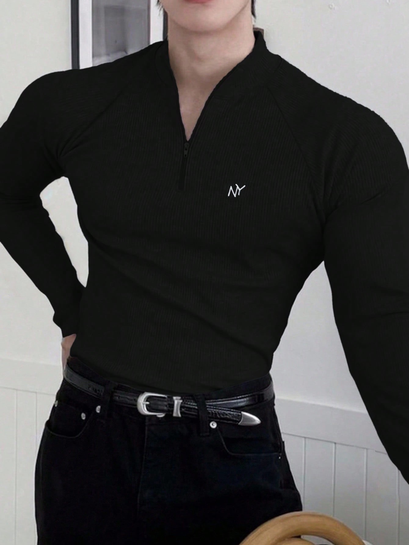 DAZY camiseta con bordado