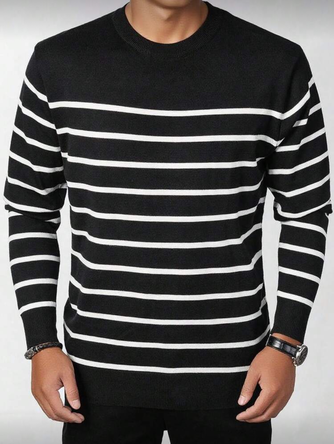 Jersey de punto a rayas