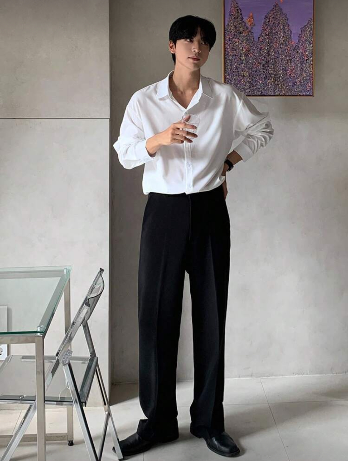 L - DAZY manga larga casual