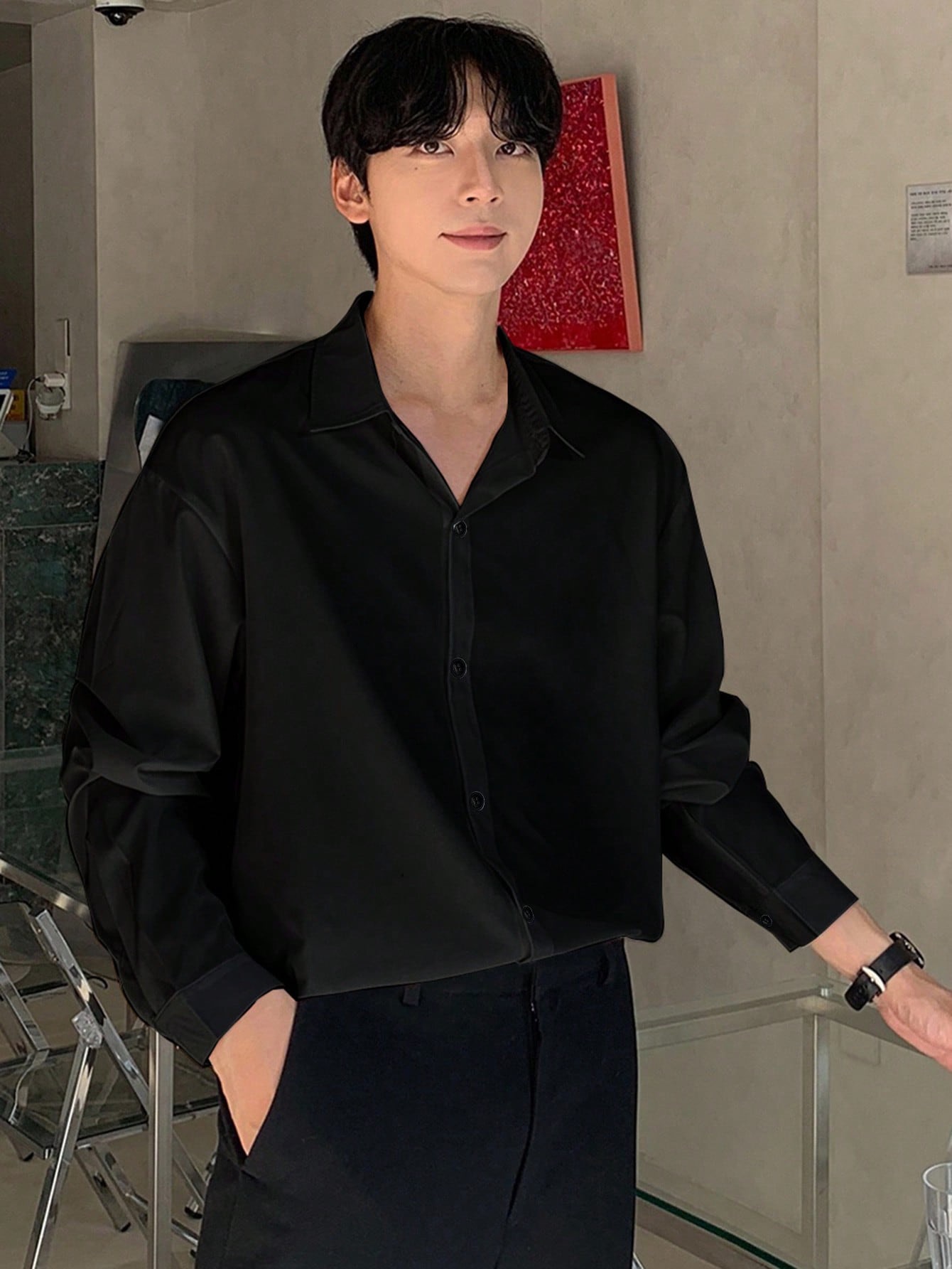 DAZY manga larga casual