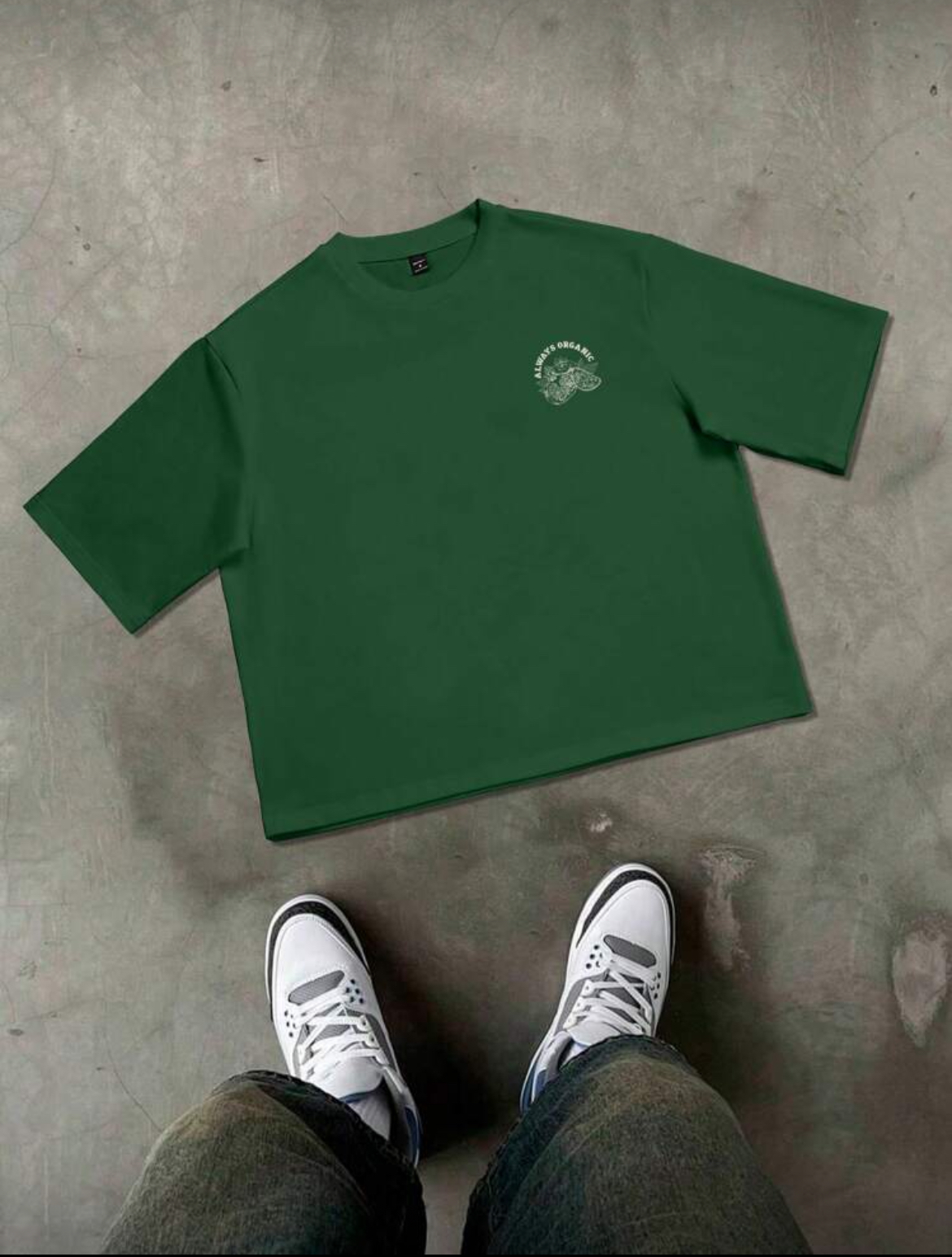 M - Camiseta casual con estampado