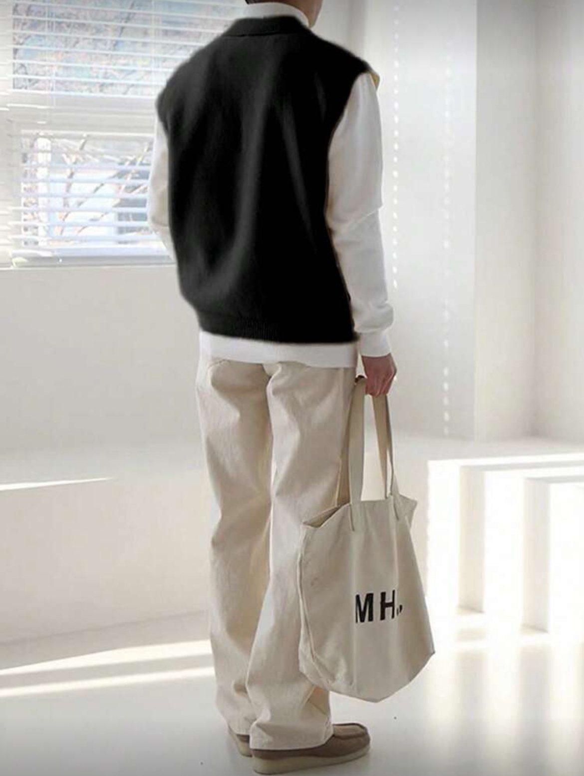 M - Chaleco de punto