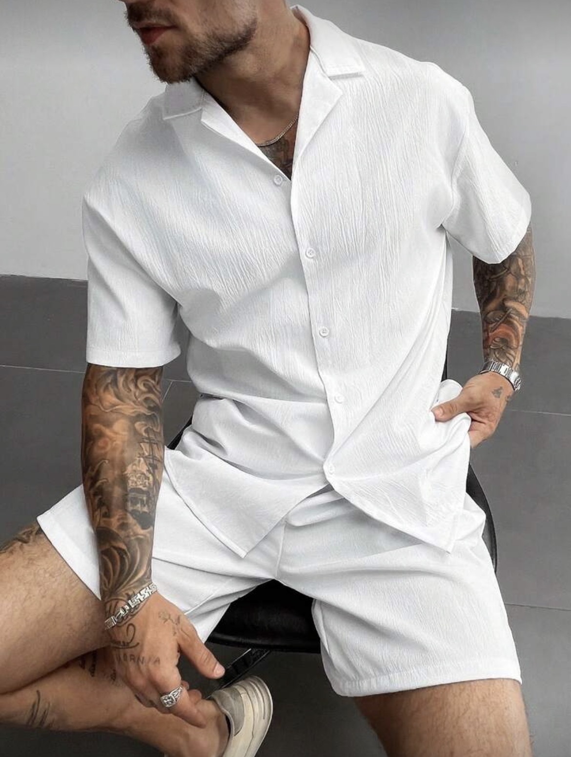 Camisa lino cubano & short