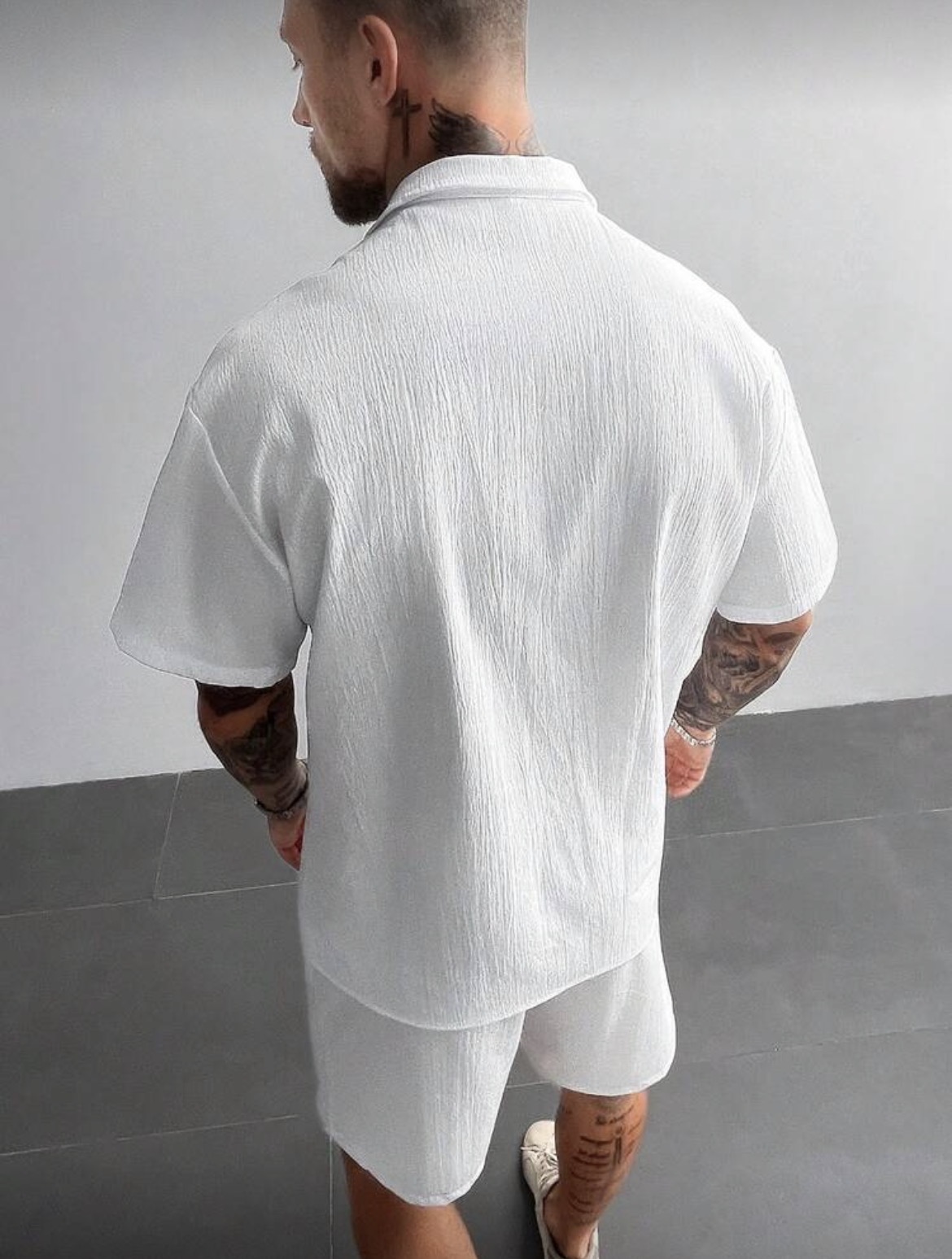 M - Camisa lino cubano & short