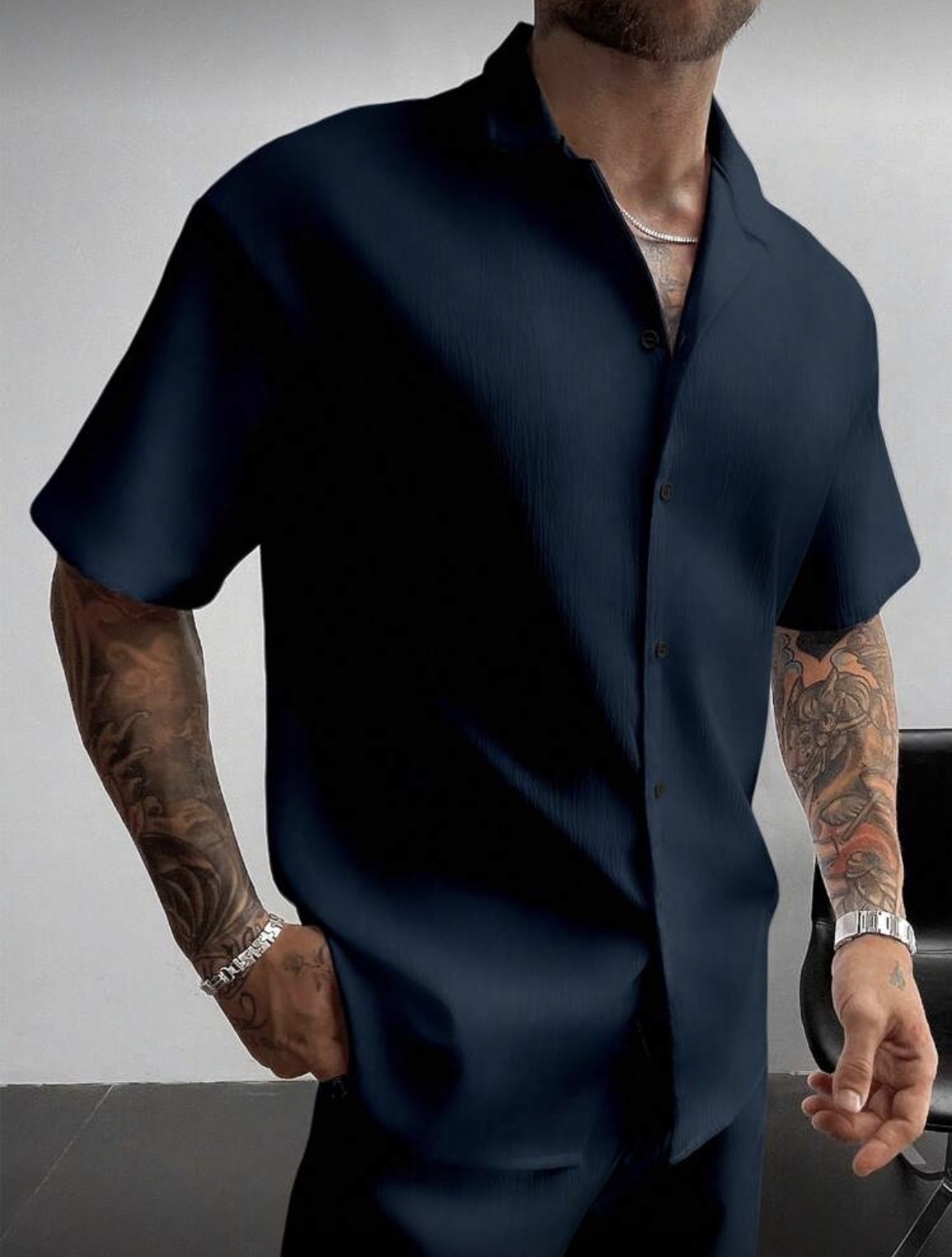 M - Camisa lino cubano & short