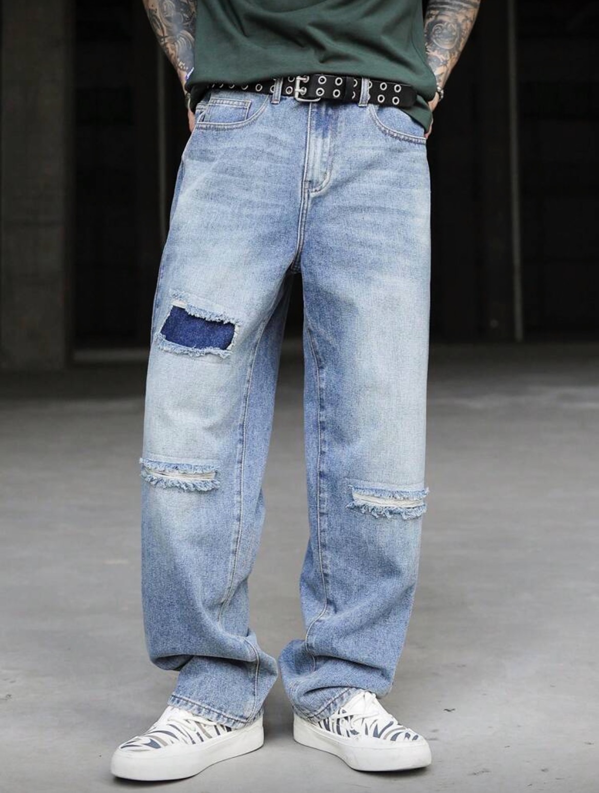 L(40) - Jeans recto casual