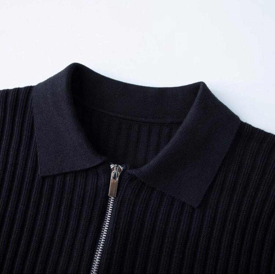 L - Polo manga larga de punto