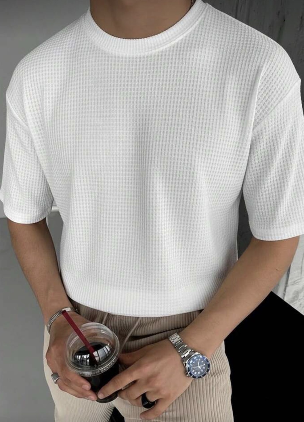 Camiseta con textura