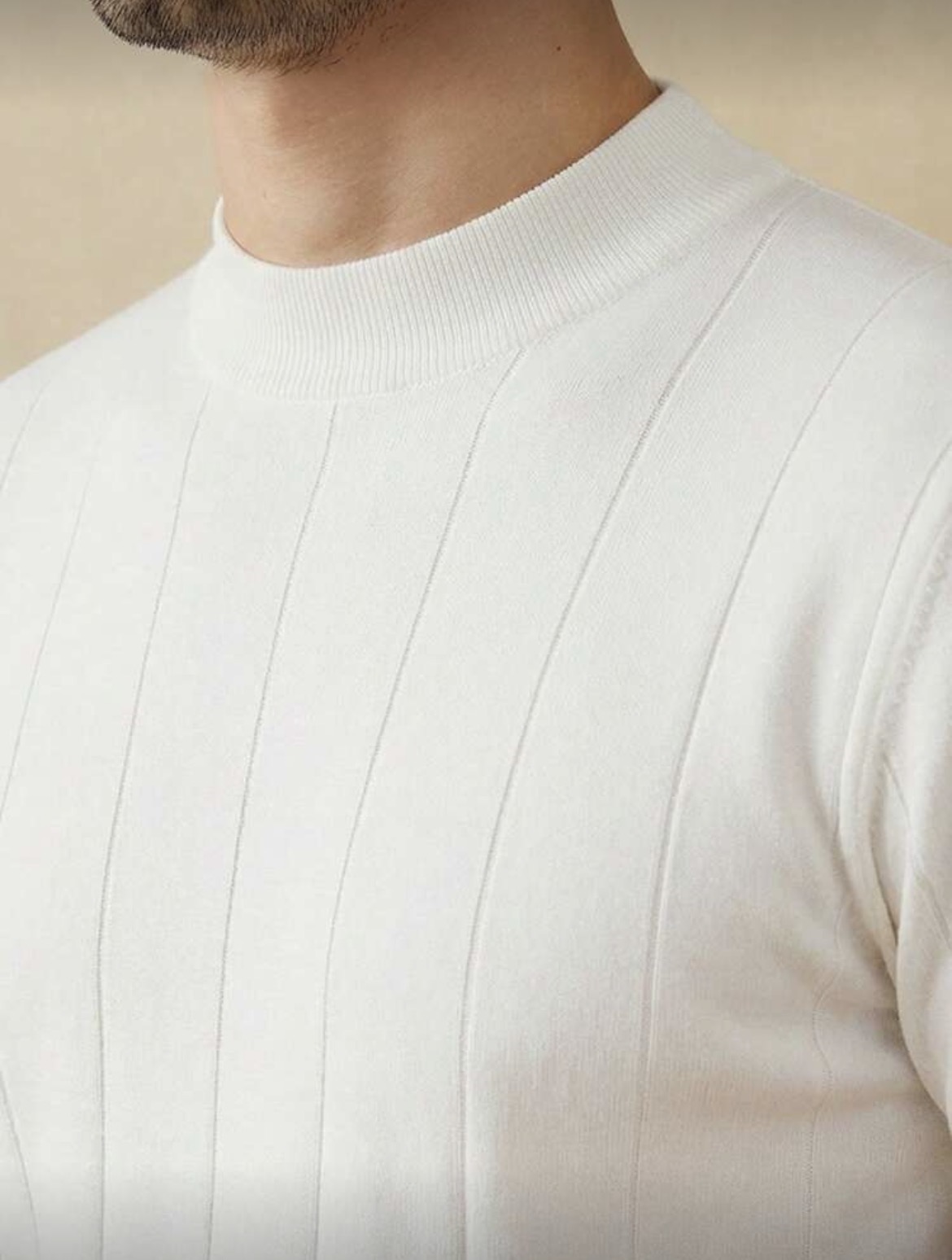 M - Camiseta de punto casual