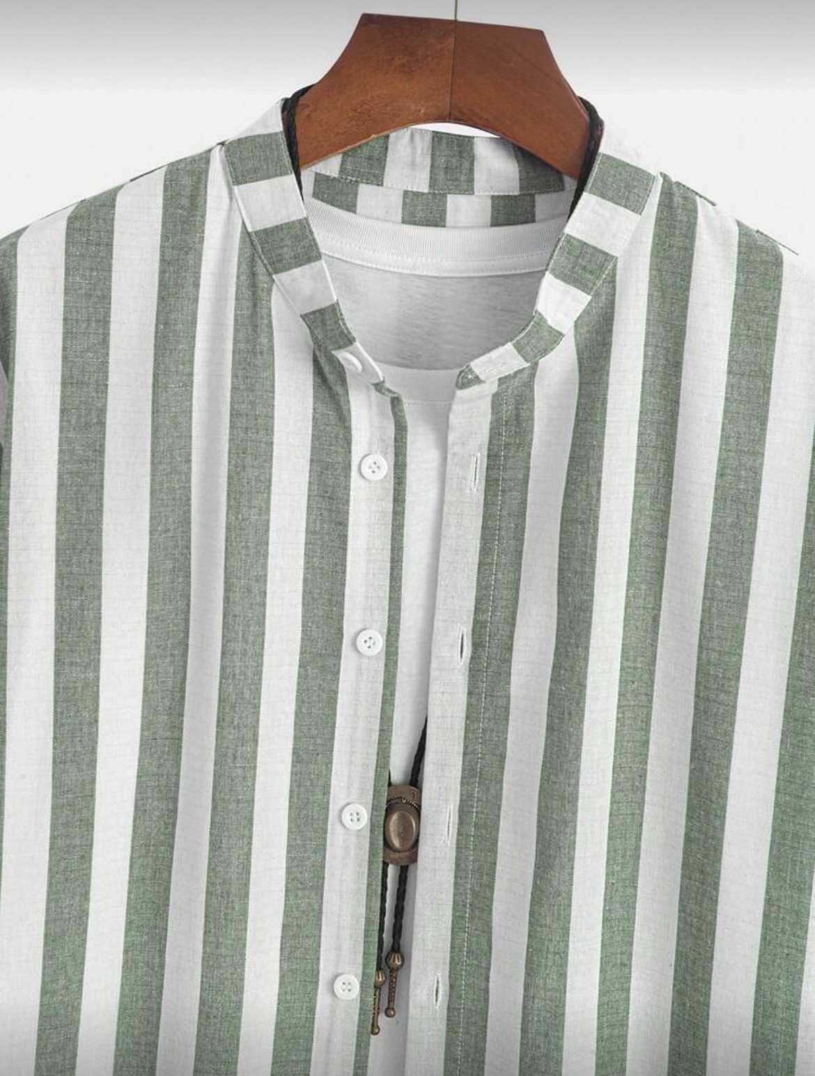 L - Camisa manga larga a rayas