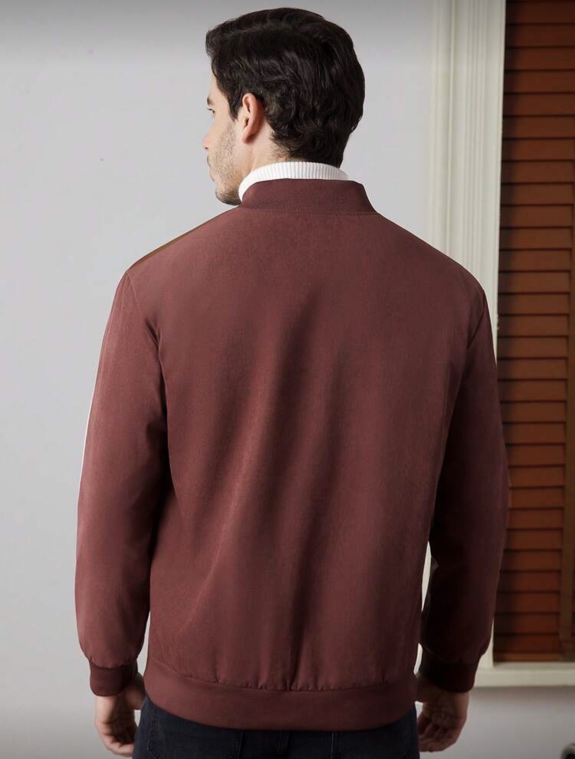 M - Chaqueta unicolor