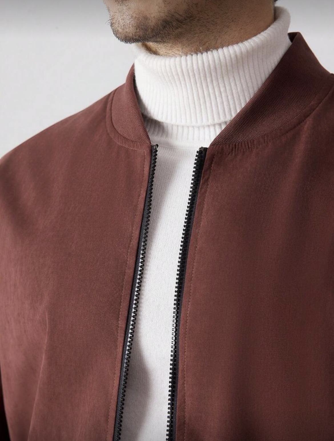 L - Chaqueta unicolor