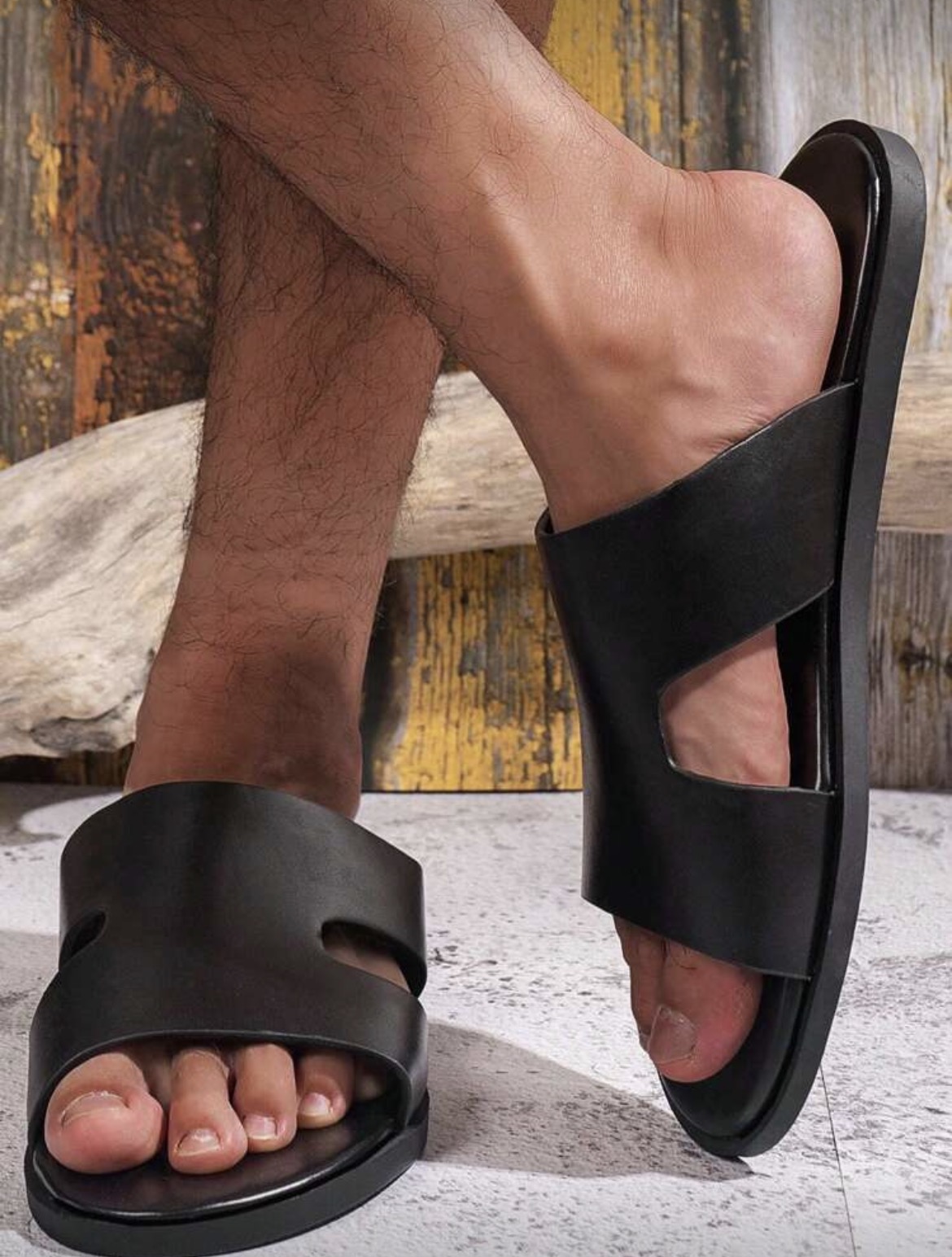 US9.5(EUR42) - Sandalias unicolor