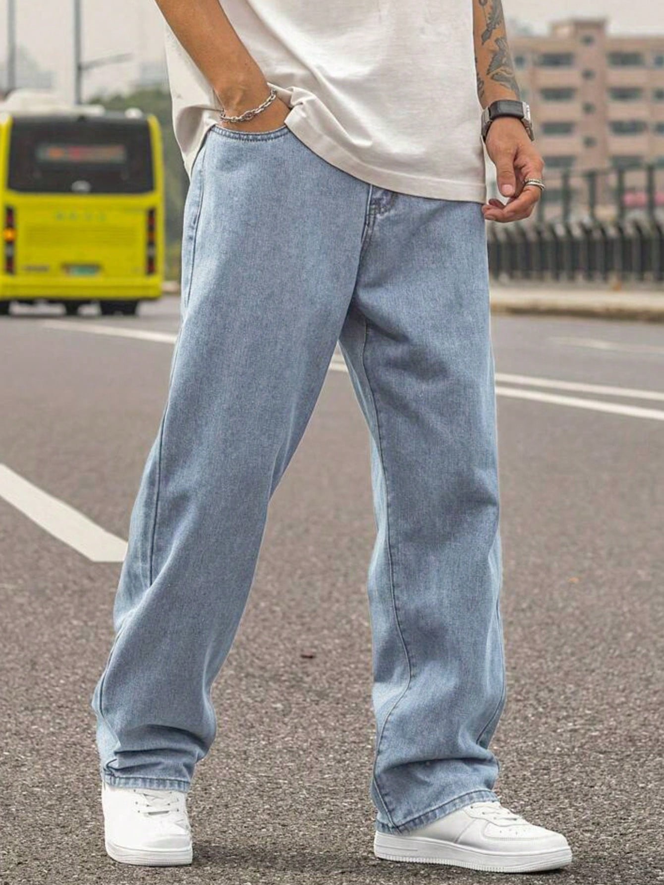 Jeans liso