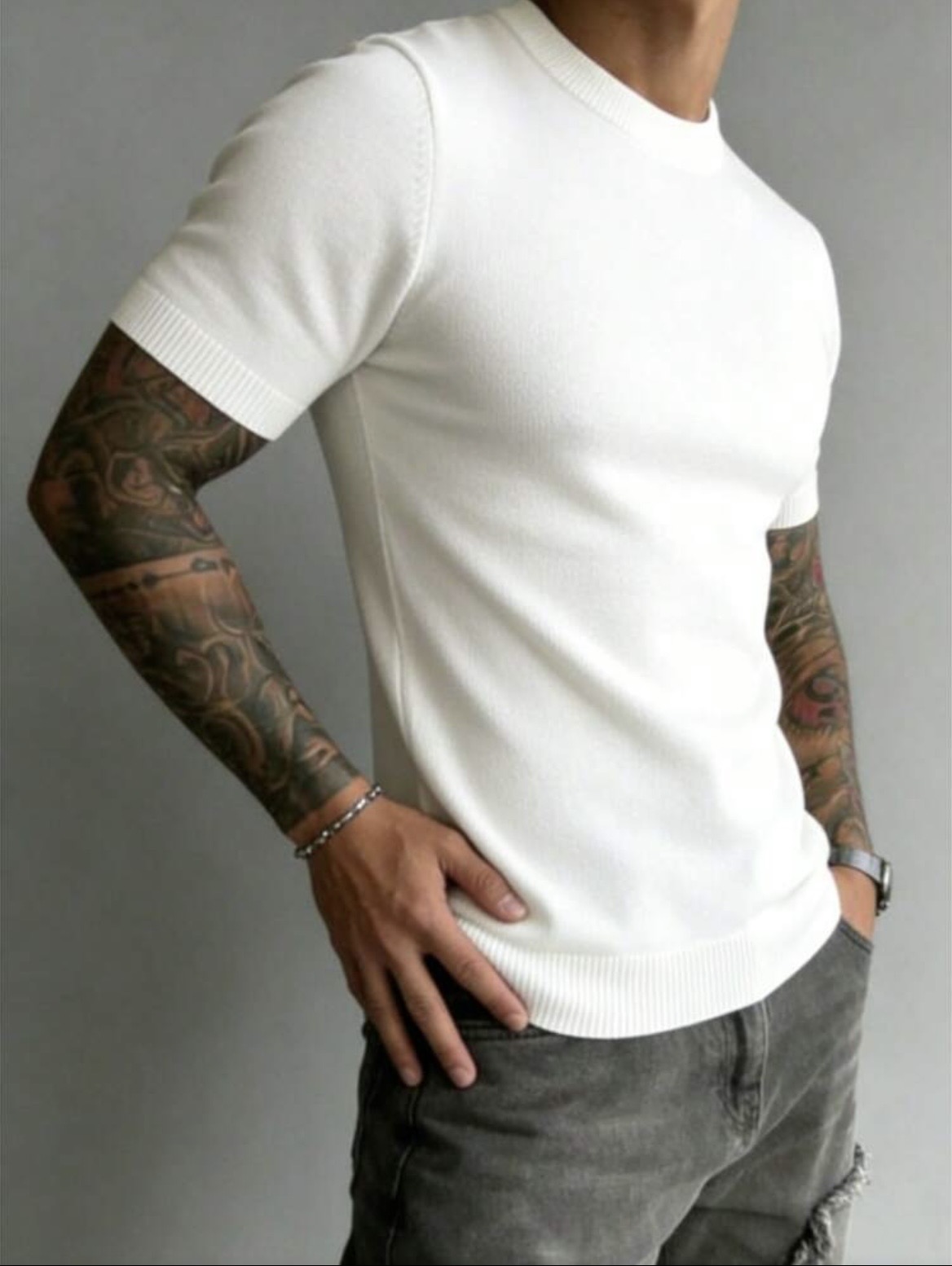 S - Camiseta de punto