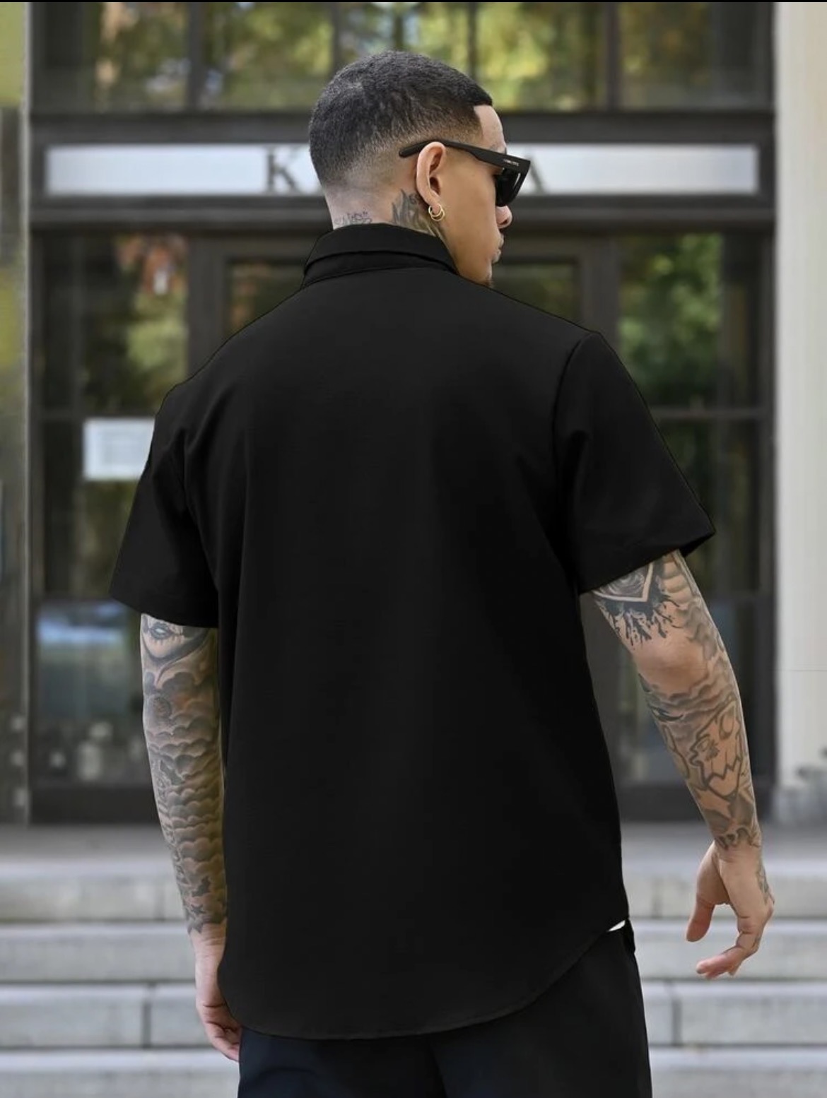 M - Camisa unicolor