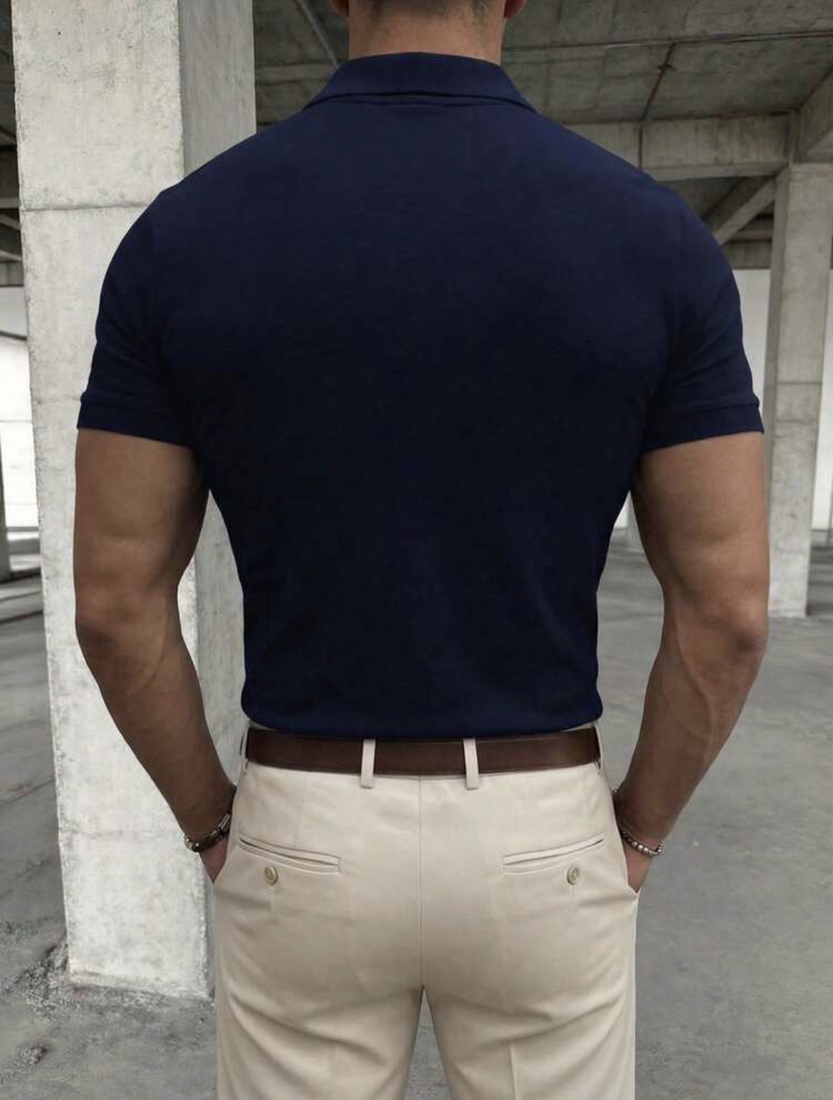 M - Polo unicolor